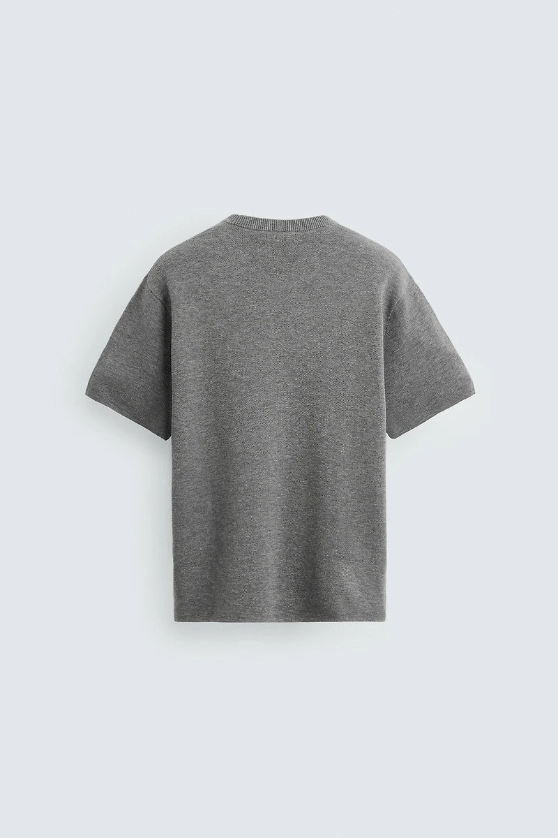 RELAXED FIT KNIT T-SHIRT