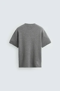 RELAXED FIT KNIT T-SHIRT