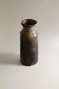 CYLINDRICAL CERAMIC VASE