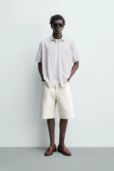 REGULAR FIT TEXTURED SHIRT