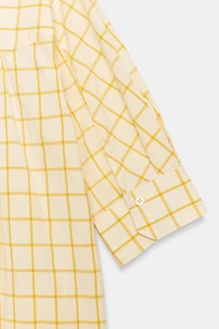 ROBE CHEMISE À CARREAUX ZW COLLECTION