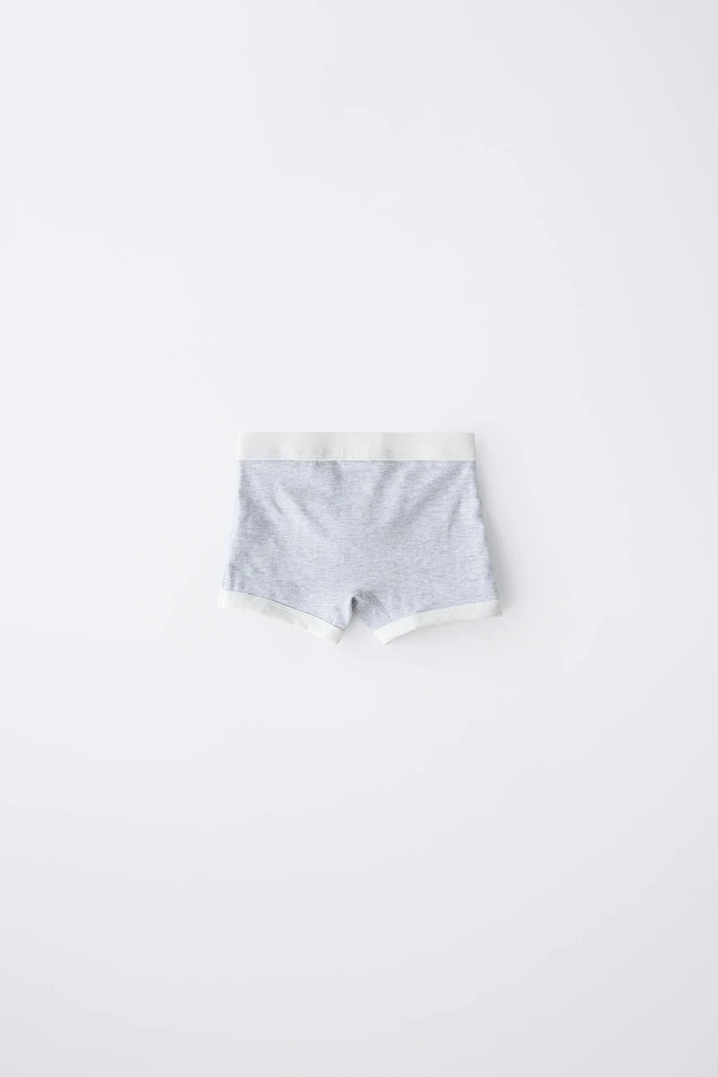 2-6 YEARS/ THREE-PACK OF BOXERS WITH CONTRAST DETAIL
