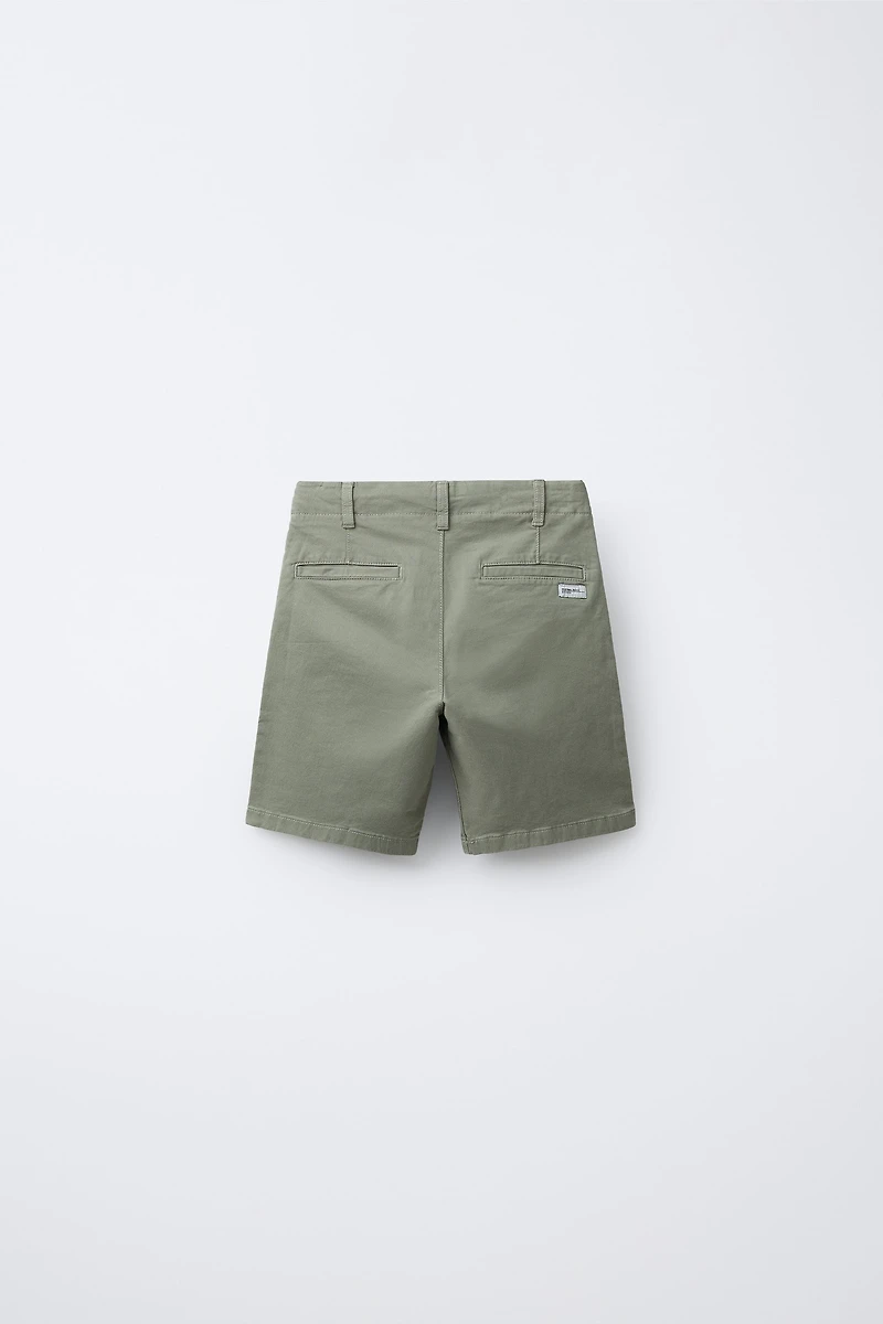 BASIC SLIM FIT CHINO SHORTS