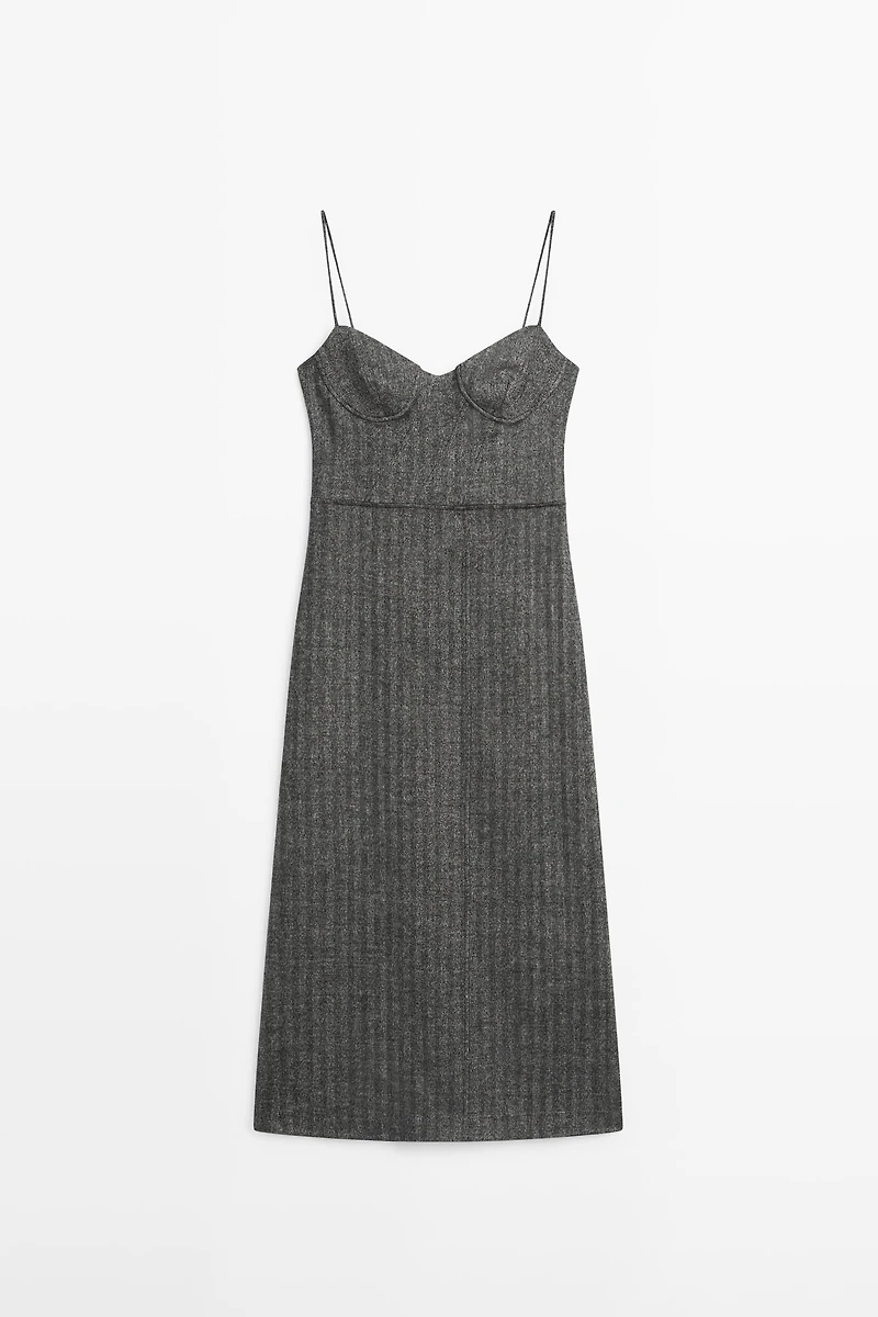 Strappy midi dress