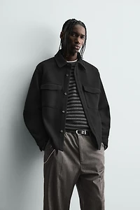 TWILL TEXTURED WATER REPELLENT OVERSHIRT