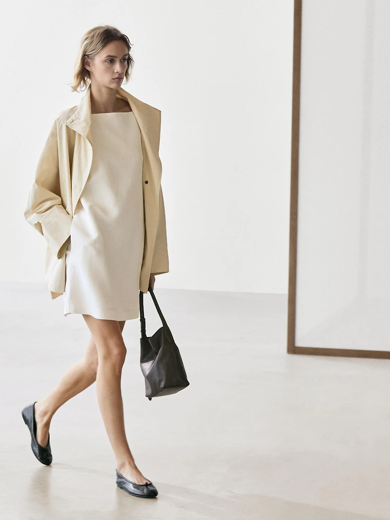 Robe courte fluide