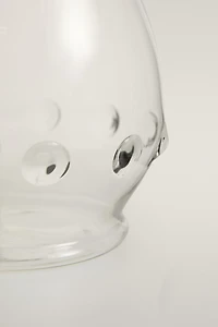 BOROSILICATE PITCHER WITH DOTS