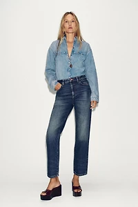 Z.05 HIGH WAIST RIGID MOM FIT JEANS