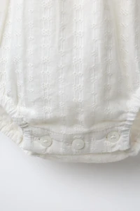 EMBROIDERED FAGOTING BODYSUIT