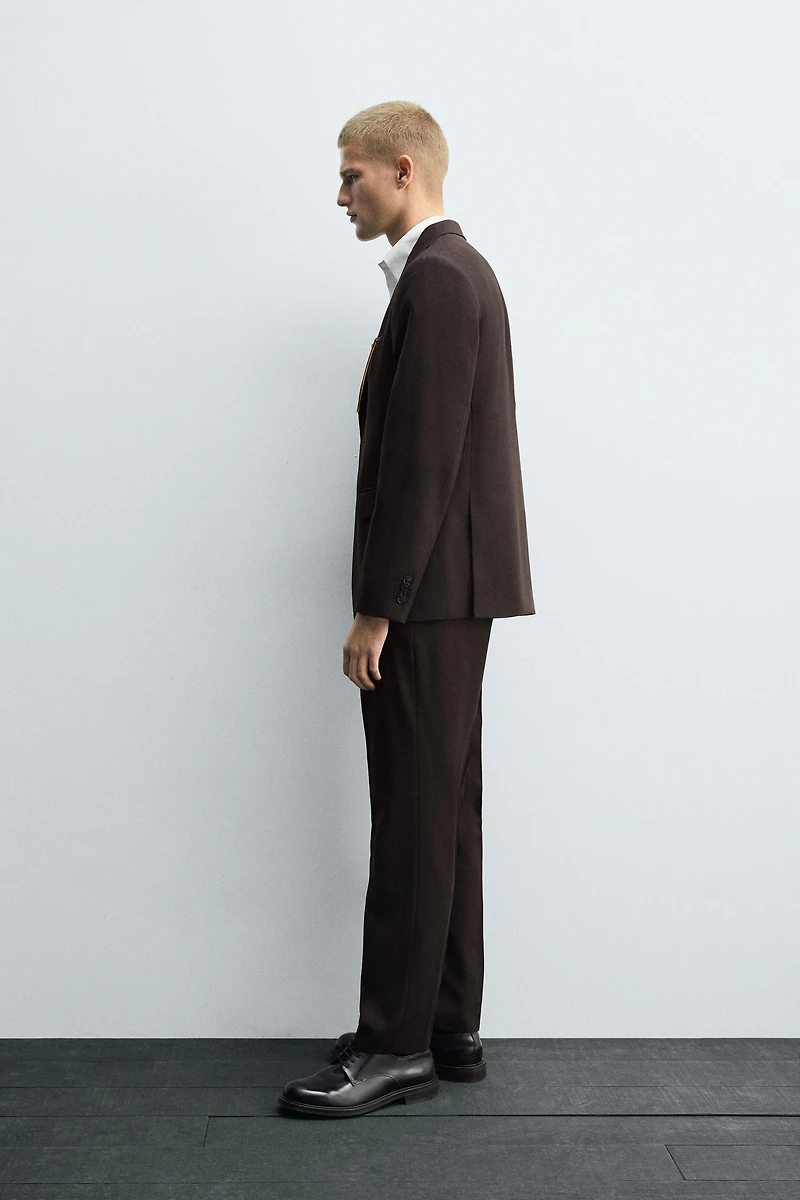 WOOL SUIT PANTS