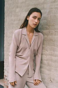 100% VISCOSE BATWING SLEEVE SHIRT