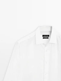 Chemise regular fit twill léger