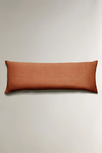 WASHED LINEN THROW PILLOW COVER