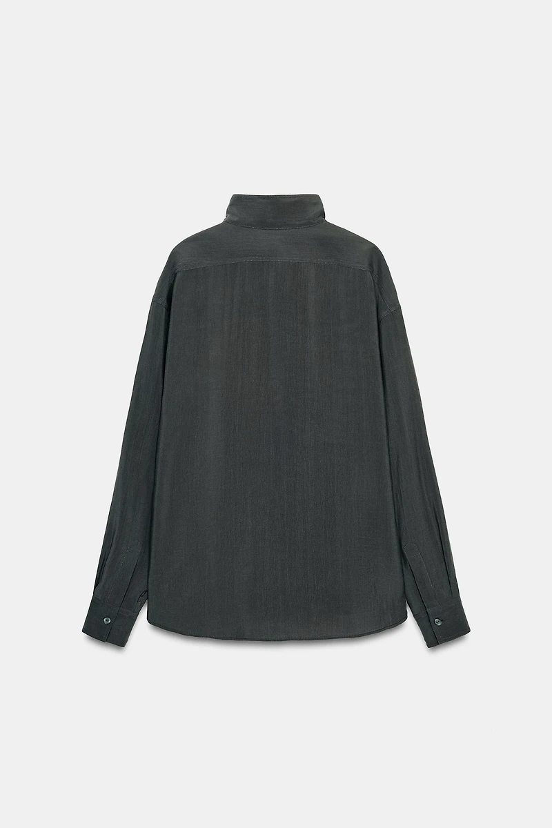 ZW COLLECTION OVERSIZED FLOWY SHIRT