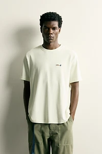 RELAXED FIT HOOK EMBROIDERY T-SHIRT