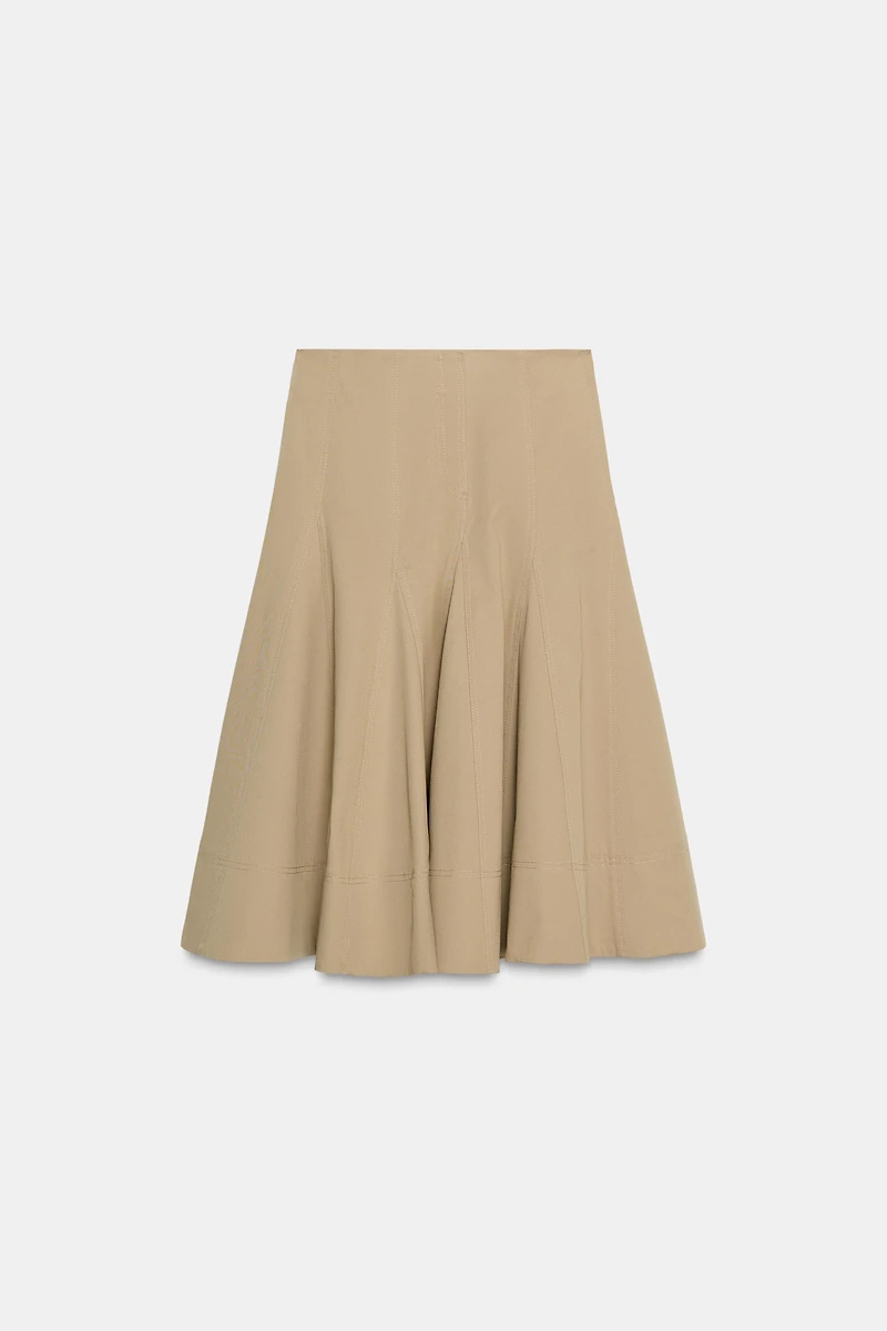 TRENCH MIDI SKIRT ZW COLLECTION