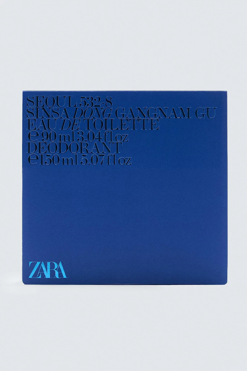 SEOUL EDT 90 ML (3,04 FL. OZ) + DÉODORANT EN SPRAY EDC 150 ML (5,07 FL. OZ)