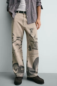 FORD © PRINT BAGGY FIT PANTS