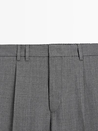 Pantalon relaxed fit à pinces