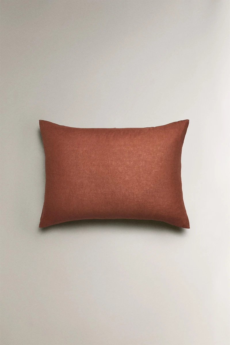 XXL LINEN THROW PILLOW COVER