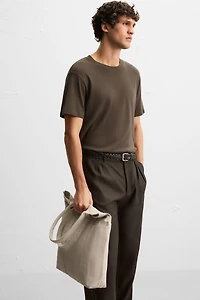 WOVEN SHOPPER BAG