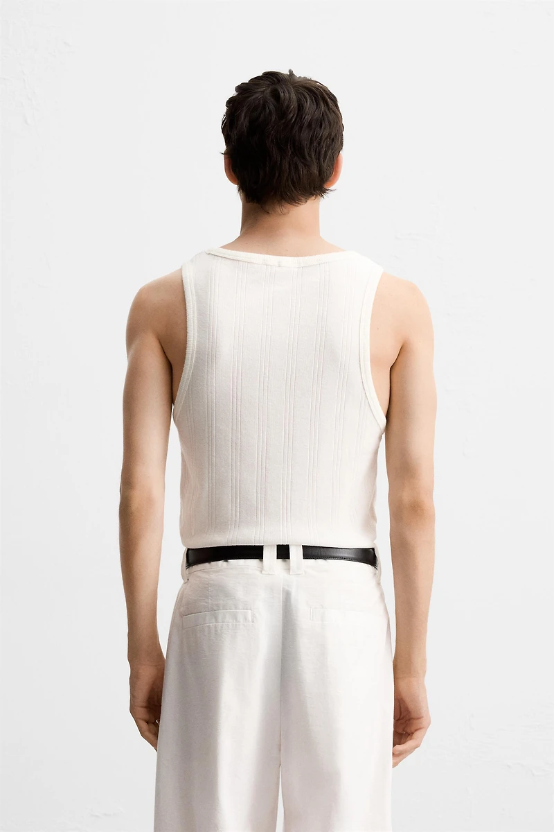 TEXTURED TANK TOP