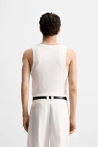 TEXTURED TANK TOP