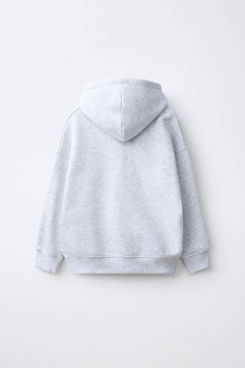 SWEAT À CAPUCHE IMPRIMÉ OURS