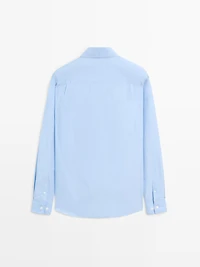 Regular-fit 100% cotton shirt