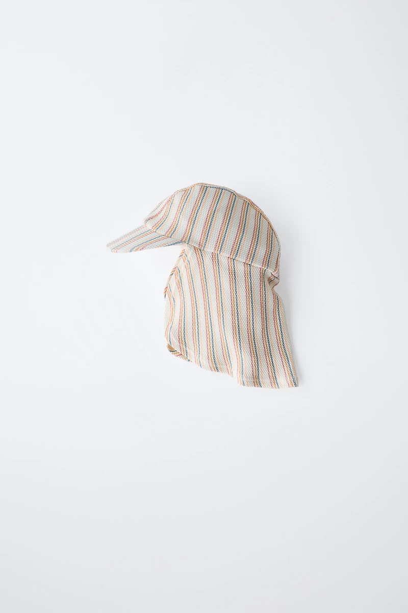 BONNET DE BAIN À RAYURES