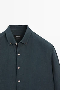 Faded 100% linen shirt