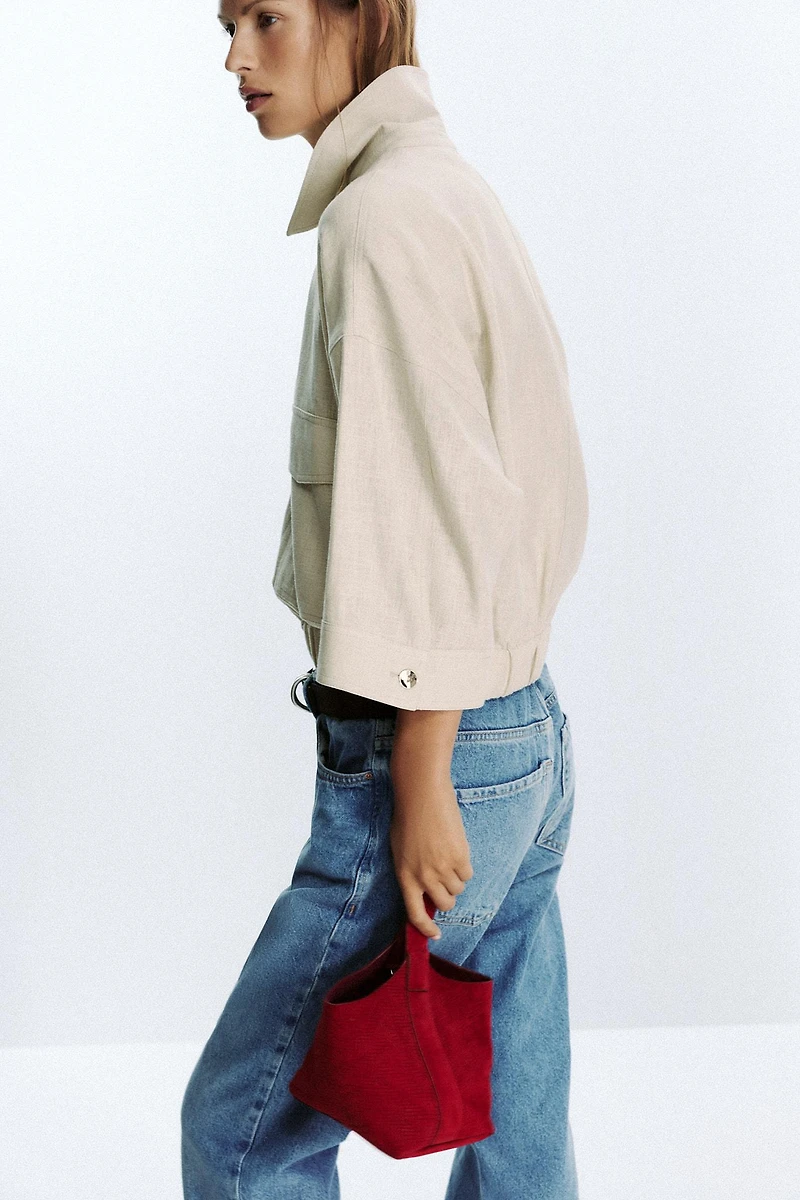 LINEN SAFARI JACKET