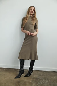 SOFT BELTED DRESS
