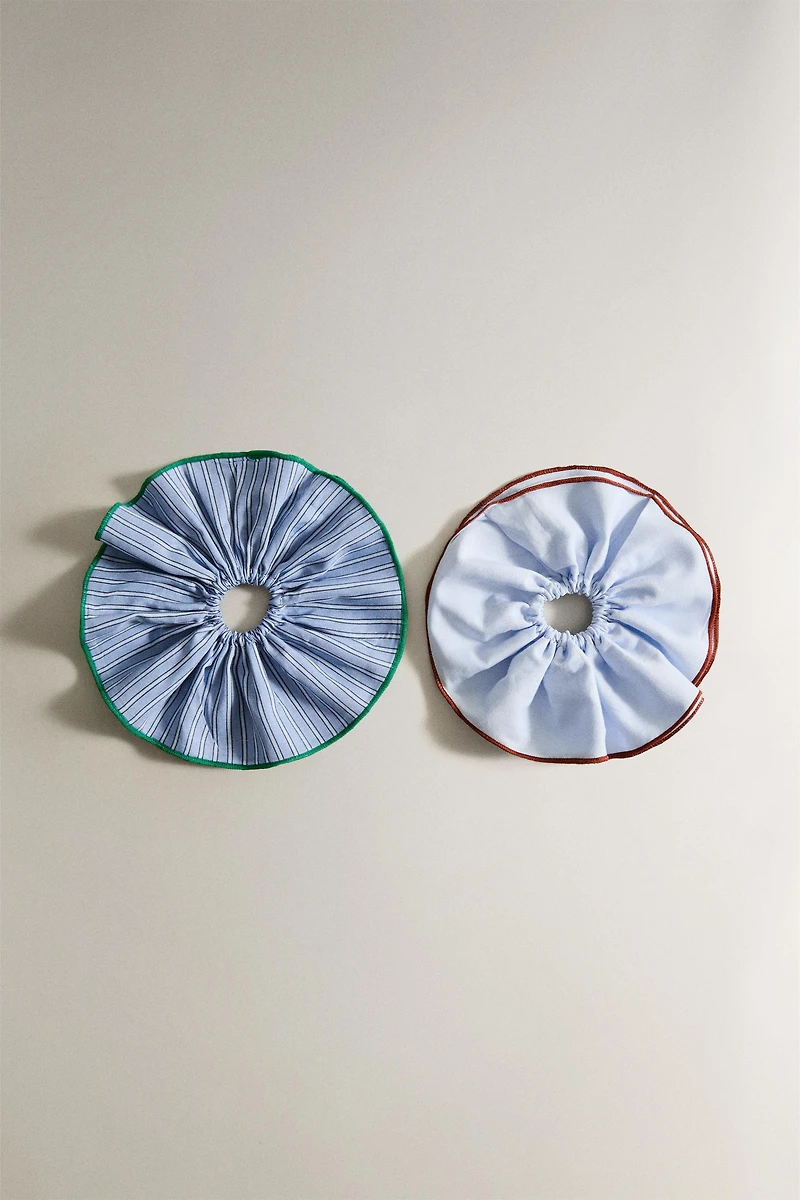 LOT DE 2 CHOUCHOUS RAYÉS ENFANT