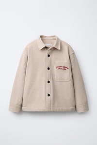 SURCHEMISE EN FLANELLE EFFET MOUTON