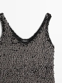 Débardeur perles fantaisie