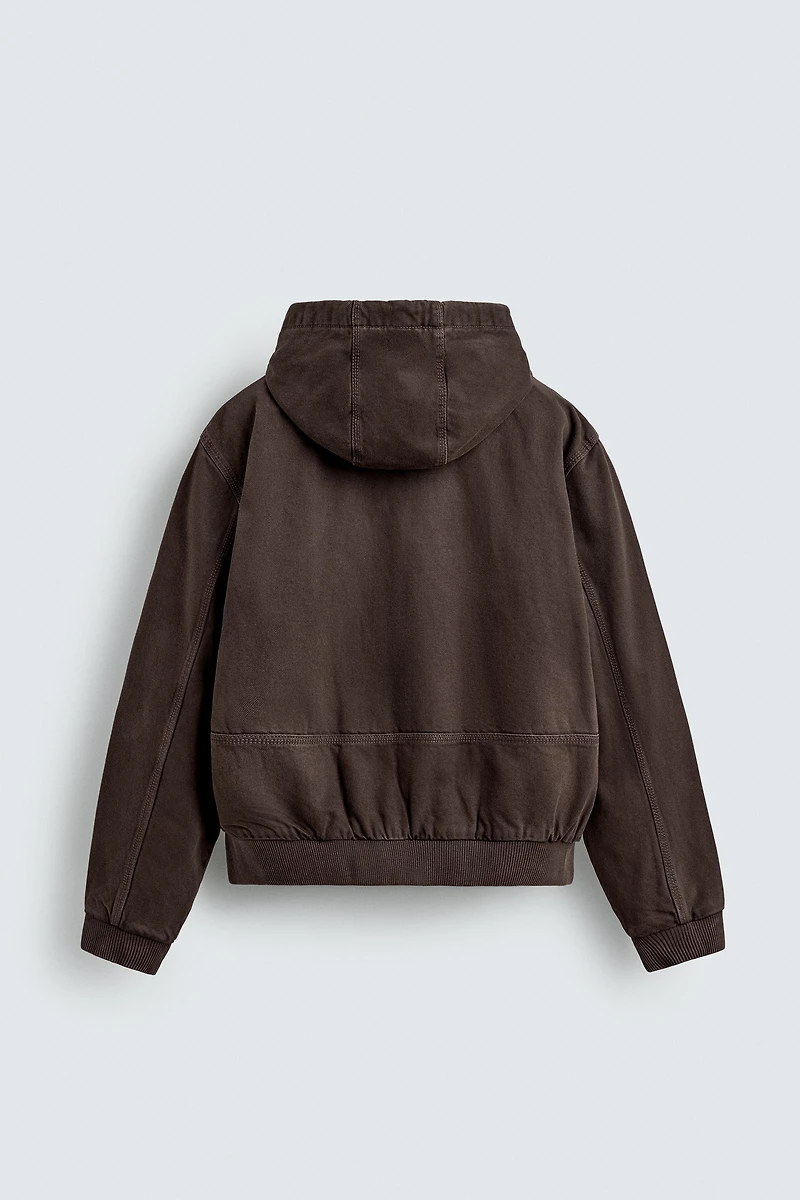 VESTE MATELASSÉE À CAPUCHE