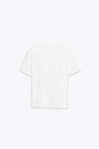 T-SHIRT FLEURS VOLUME
