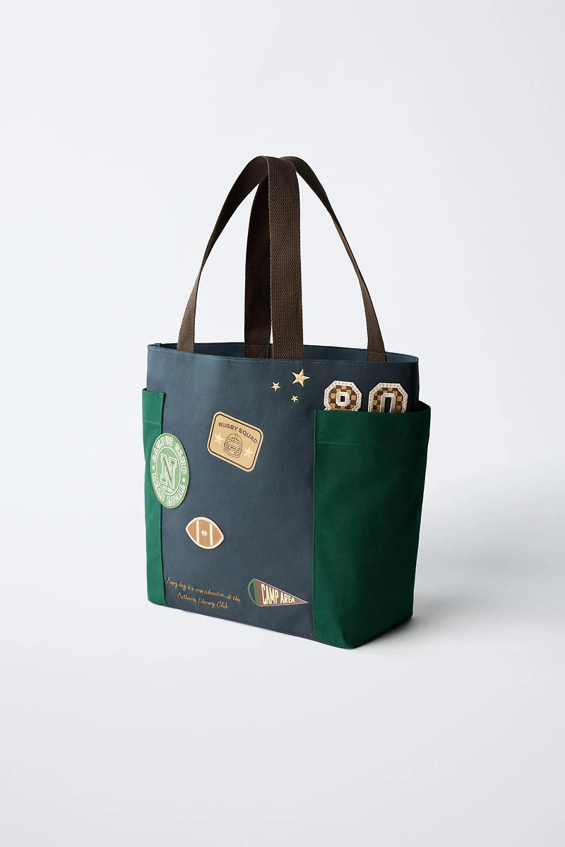 PATCH SHOPPER BAG