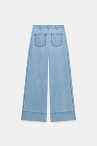 Z1975 HIGH WAISTED WIDE LEG JEANS WITH DARTS