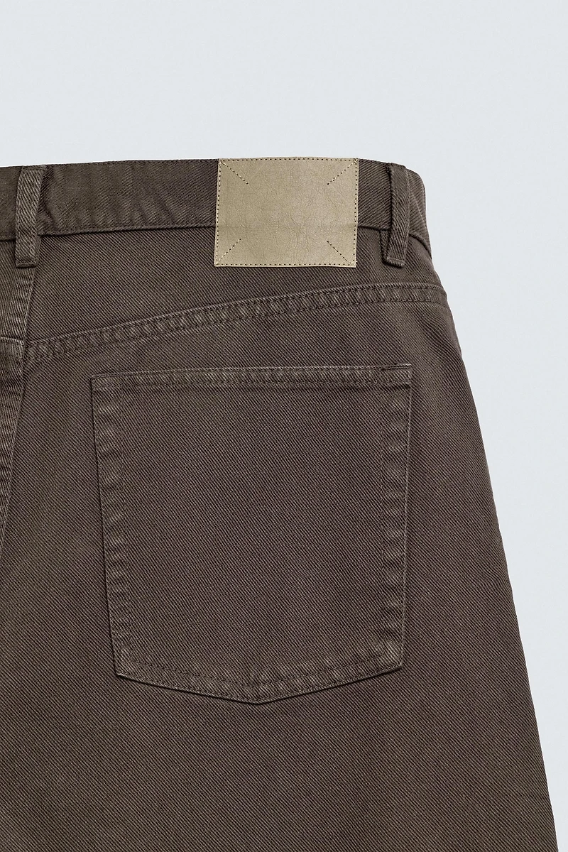 PANTALON STRAIGHT FIT STRUCTURÉ