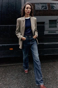 Z.04 STRAIGHT FULL LENGTH HIGH WAISTED JEANS