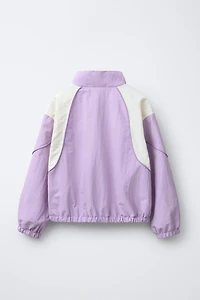 CONTRAST TRIM DETAIL RAINCOAT