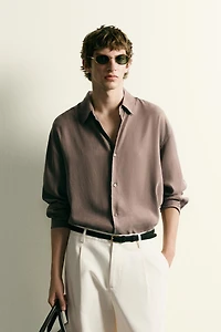 RELAXED FIT FLOWY SHIRT