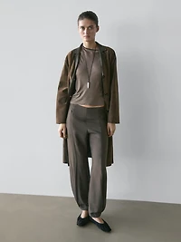 Pantalon bouffant fluide