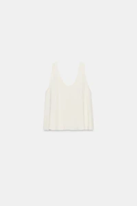 STRUCTURED STRAP TOP