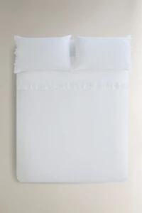 COTTON RUFFLE DUVET COVER