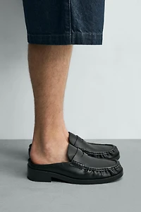 OPEN BACK LOAFERS