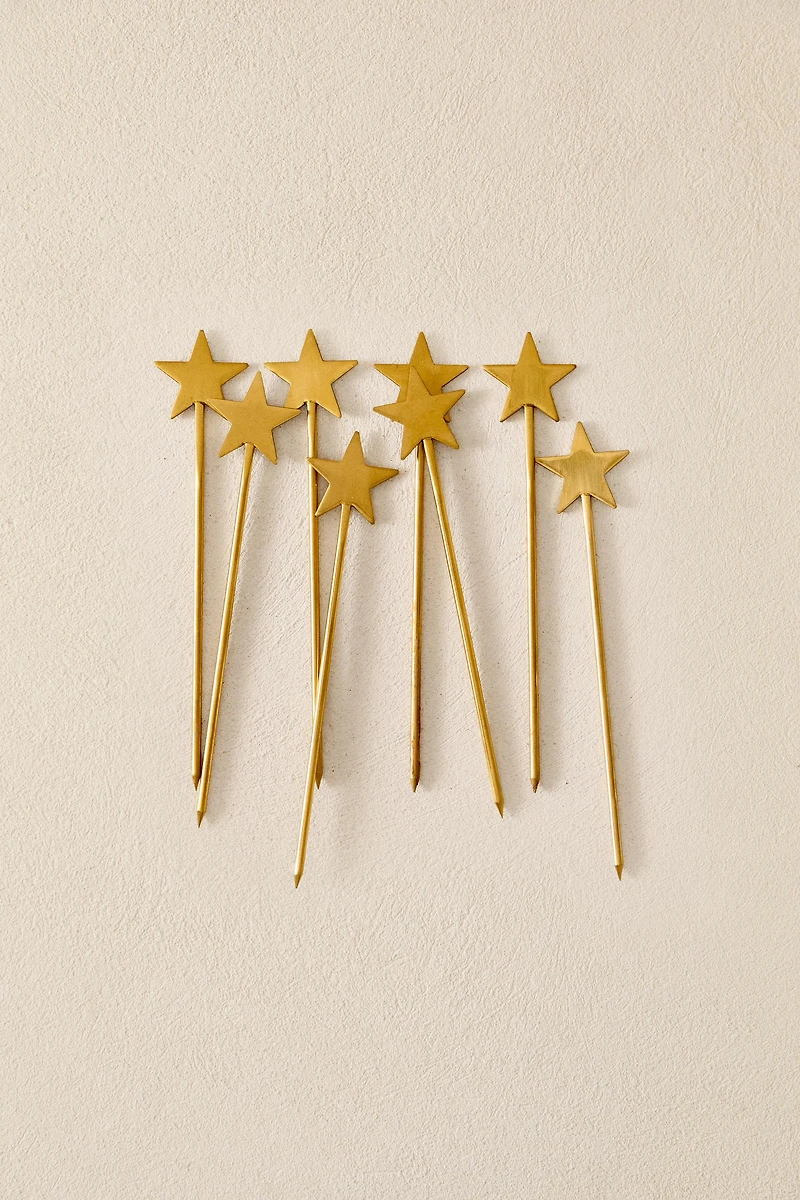SET OF CHRISTMAS STAR SKEWERS (SET OF 8)