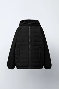 VESTE ULTRALÉGÈRE COMBINÉE EFFET NÉOPRÈNE